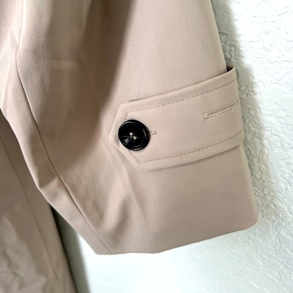 Farktop Women’s Oversized Long Trench Coat Double Breasted Fully Lined NWOT Sz M - Picture 8 of 9